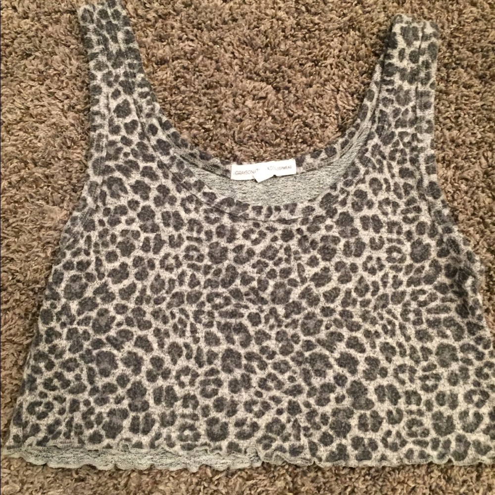 Leopard Crop Top